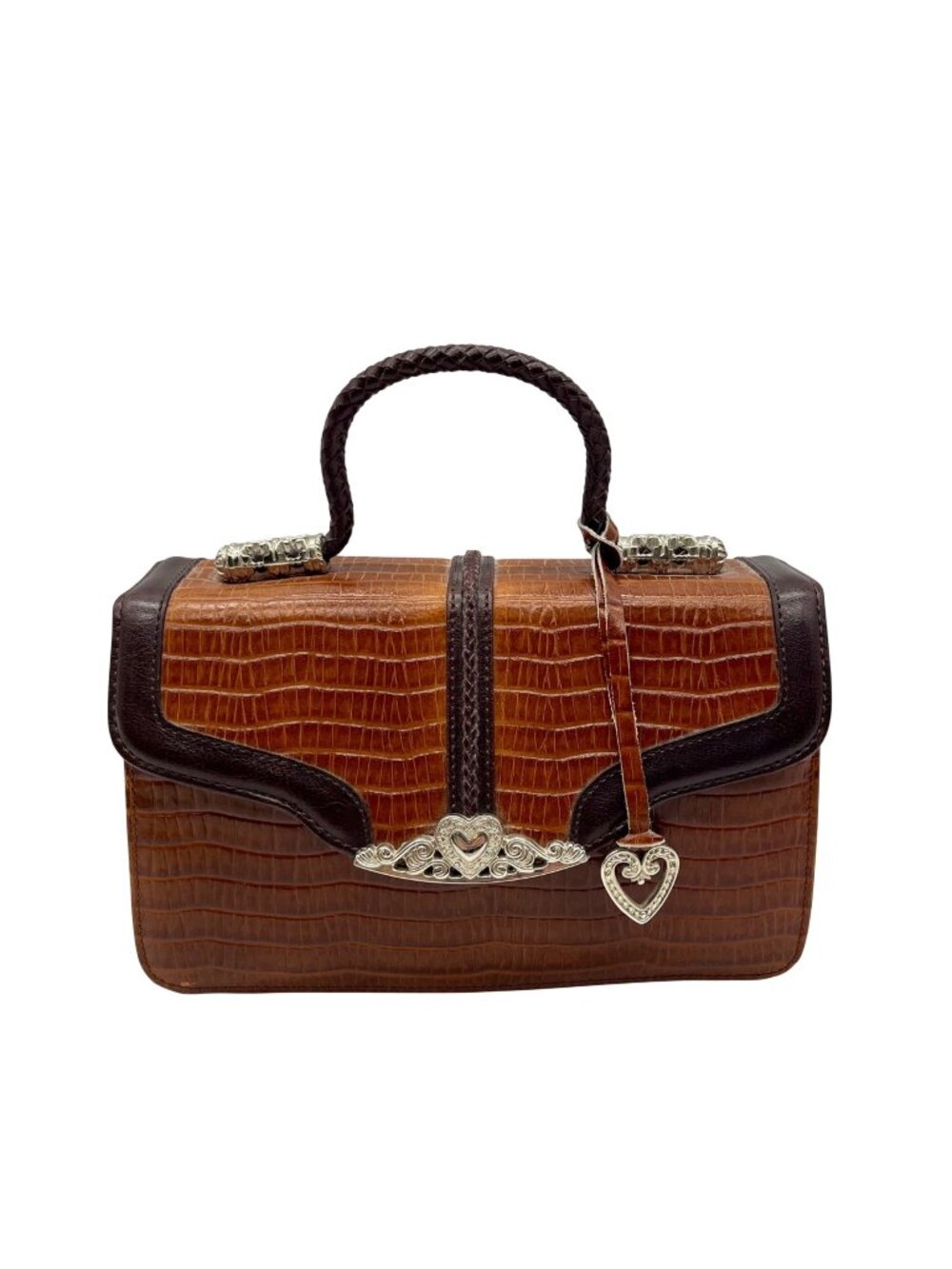 Ciela Cognac Brown Synthetic Handbag